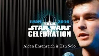 Star Wars Celebration Alden Ehrenreich Announced As Han Solo