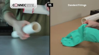 ConnecTite versus PVC Fitting Installation