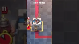 Nerf miner #memes #clashroyale #tiktok