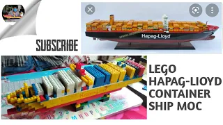 LEGO HAPAG-LIOYD CONTAINER SHIP MOC