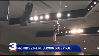 Memphis pastor’s zip-line sermon goes viral