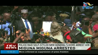 Police lob teargas in confrontation at Miguna's house