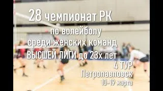 Иртыш-Казхром-2 - Жетысу-2. Волейбол|Высшая лига U-23|Женщины|4 тур