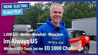 1000 km mit dem Aiways U5 - Im Elektroauto von Berlin nach München - Mit ATU bei der ED 1000