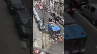 Efficient Street Cleaning, Brussels, Belgium