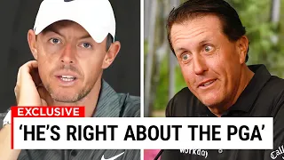 Rory McIlroy ADMITS Phil Mickelson Was Right About The PGA Tour..