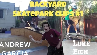 Backyard skatepark clips #1