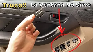 Truco Para Ventana de Auto Dañada!! (Muy Fácil)