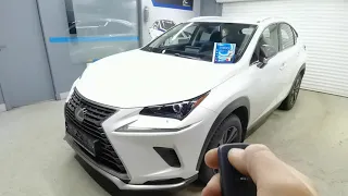 Установка сигнализации Lexus NX 200 с автозапуском