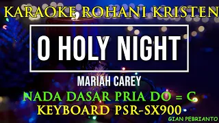 O HOLY NIGHT NADA PRIA C | KARAOKE ROHANI KRISTEN,LIRIK,HD| PSR-SX900