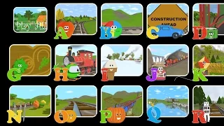 Choose Your Favorite Letter to Watch! - The Alphabet Adventure with Alice and Shawn the Train