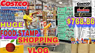 HUGE COSTCO FOOD STAMP GROCERY HAUL | SHOP WITH ME THE WHOLE STORE , SO MUCH TO EXPLORE