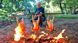 Whole VILLAGE CHICKEN Roast | Free Range Fried Chicken Recipe | Cooking in Village