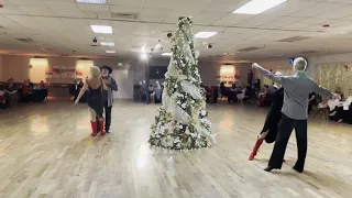 Team Thompson (Mark + Brigette + David + Payton) -  NRG Ballroom Annual Christmas Showcase 2020