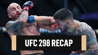 UFC 298 RECAP: Ilia Topuria remains UNDEFEATED after KO | CBS Sports