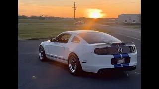 2022 Hellcat Challenger VS 2013 Ford Shelby mustang GT500, roll racing in Mexico