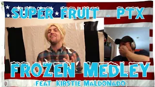 FROZEN MEDLEY (feat. Kirstie Maldonado) - REACTION - Hilarious and vocally perfect! thats PTX!