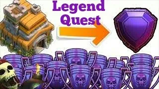 💀🔥TH7 Legend League Quest Attacks! Official Savage Seven 💥Push Till You Fly!💀🔥🚀