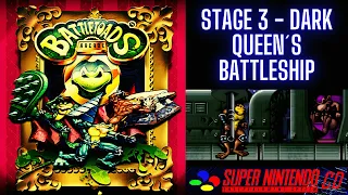 Battletoads (Arcade) - Stage 3 [Dark Queen's Battleship] - Extended Snes CD Remix 🎧