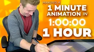 1 MINUTE ANIMATED SHORT: Made in 1 HOUR!?