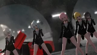 [MMD]  一騎当千 / Ikkitousen (Miku,Luka,Haku,Rin,Luo)