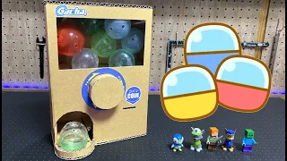 【easy to make】How to make gacha machine  capsule toy DIY cardboard