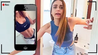 Girlfriend UNDRESSING on Live Stream PRANK!