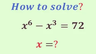 How to solve  this nice  algebra problem | Olympiad Question | x=?