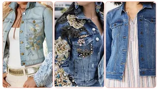 Stylish jeans jacket outfit - for Collection's elegance Design's