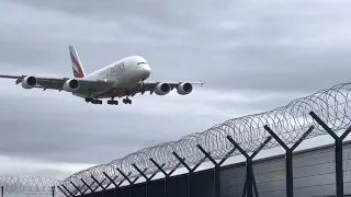 A380 Manchester airport, filmed at  the Pub in 4k !!! With a iPhone 12 Pro