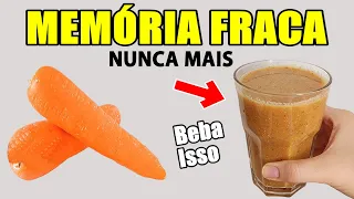 SUCO PARA MEMÓRIA FRACA, ESQUECIMENTO E FALTA DE ATENÇÃO