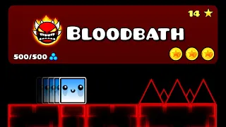 BLOODBATH - МОЙ САМЫЙ СЛОЖНЫЙ ДЕМОН в Geometry Dash