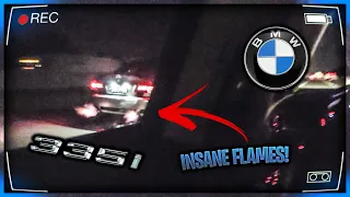 Loud BMW 335i N54 Shoots INSANE Flames!