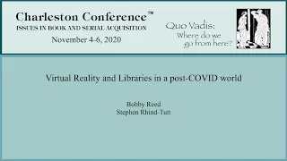 Virtual Reality and Libraries in a post-COVID world