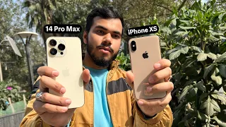 4 Years Old iPhone Camera Still Rocks! 🔥 iPhone XS in 2023 | iPhone XS vs 14 Pro Max Camera (HINDI)