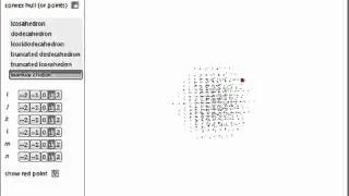 Some Archimedean Solids in the Icosahedral Lattice