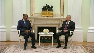 Russian President Putin hosts Eritrean counterpart Isaias Afwerki in Moscow | AFP