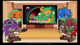 Tmnt 2012 react to Rottmnt (2/?) (Mikey)