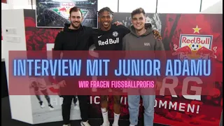 Interview mit Junior Adamu von FC Redbull Salzburg | Wir fragen Fußballprofis! ⚽