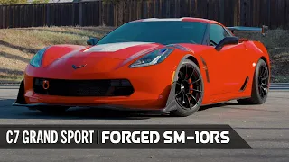 C7 Corvette Grand Sport on Apex SM-10RS Forged Wheels