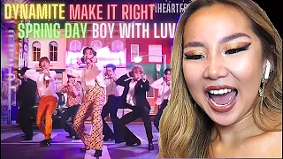 BTS ‘DYNAMITE, MAKE IT RIGHT, SPRING DAY & BOY WITH LUV’ LIVE  (Iheartradio) 💜| REACTION/REVIEW