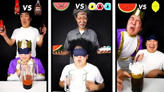 Left or Right Cocktail mix Emoji Food Challenge || Funny Mukbang || TikTok - HUBA