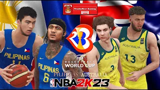 FIBA World Cup 2023 | Gilas Pilipinas VS Australia Boomers (*MUST WATCH*) | NBA 2K23 PC Gameplay