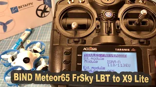 Meteor65 binding to X9 Lite or X9D Plus 2019 EU LBT