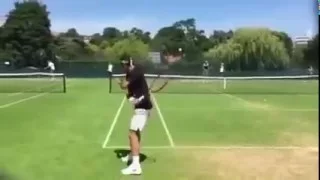tennis-i.com Трюк Роджера Федерера