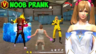 Noob Prank With Worldchat Rich Girl 😤  लड़की ने Dikhaya Attitude 😈 Garena Free Fire 🔥⚡ Y GAMING