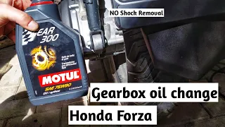 Honda Forza 300/350 Gearbox Oil Change (Final reduction oil)