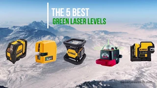Best Green Laser Levels For Construction 【Top 5 Laser Level Reviews】