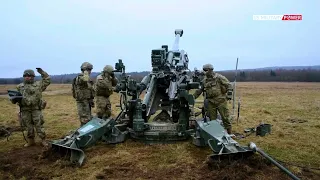 US Army Firing Deadly M777 155mm Howitzer