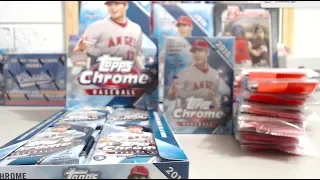 2018 Topps Chrome Baseball *Hobby vs. Retail* 1 Hobby Box vs. 1 Blaster Box & 7 Value Packs